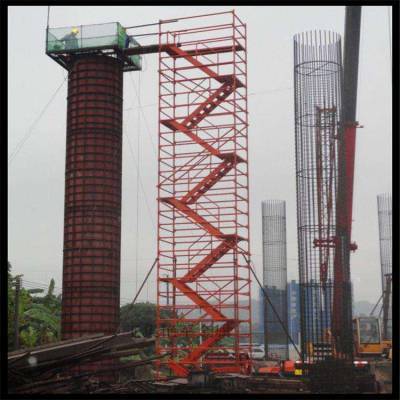 桥梁施工安全梯笼 围笼式与封闭式设计的专业保障